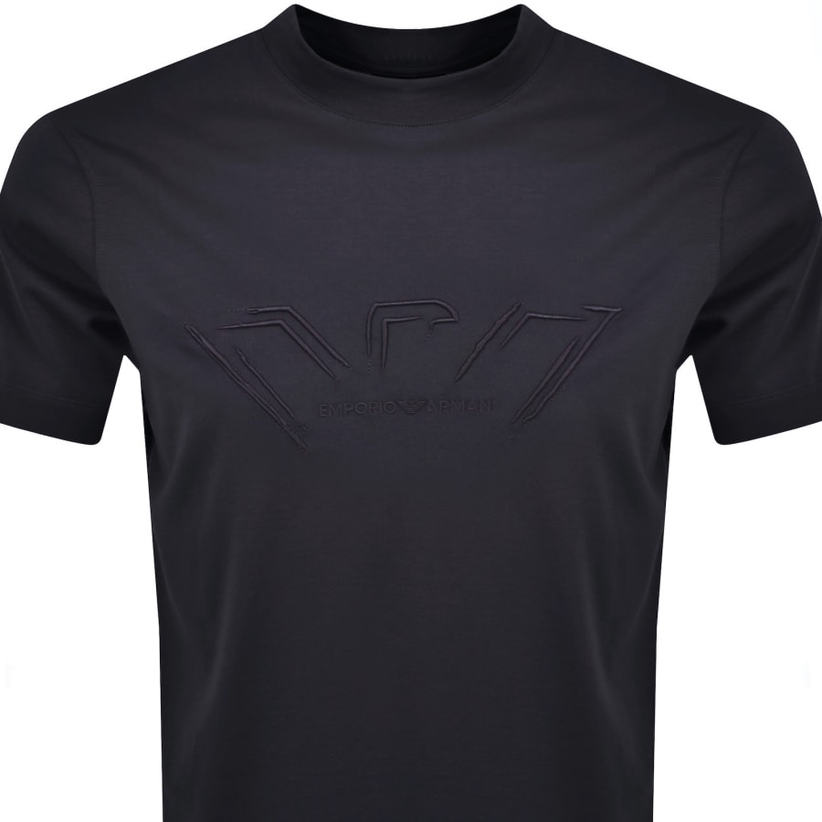 【T-ポイント5倍】 Emporio Armani Logo T Shirt Navy | Mainline Menswear United トップス